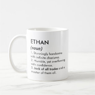 Mug Nom Ethan, Nom modifiable, Nom personnalisé