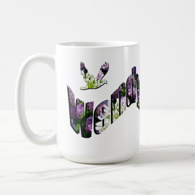 Mug Nom floral Wendy, (Gauche)