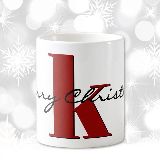 Mug Nom, grenat pierre de naissance de janvier | Joyeu (Créateur téléchargé)