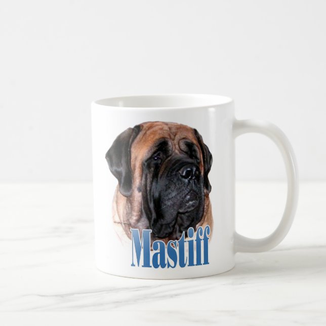 Mug Nom Mastiff (abricot2) (Droite)