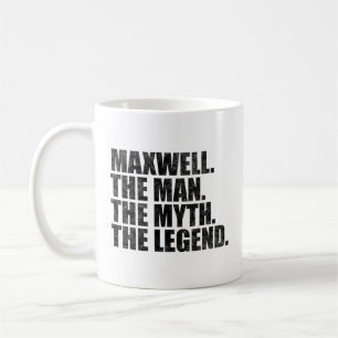 Mug nom Maxwell, Maxwell l'homme le mythe la légende