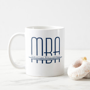 Mug Nom MBA bleu