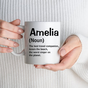 Mug Nom moderne Définition Signification Cadeaux de No