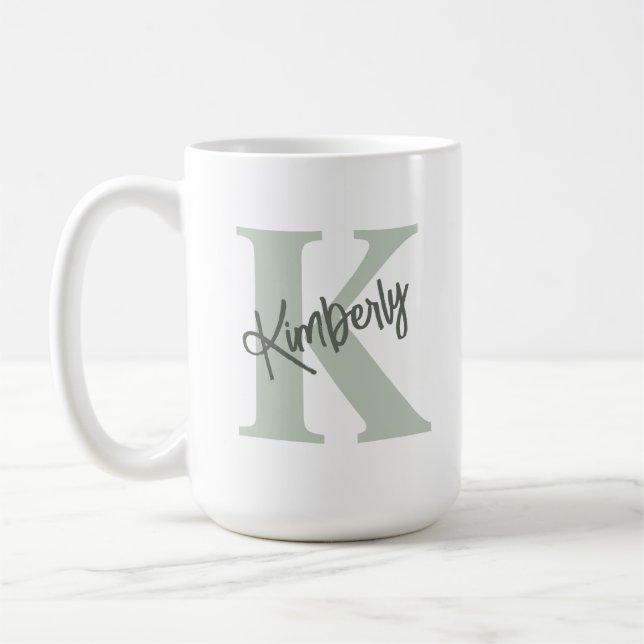 Mug Nom monographique personnalisé (Gauche)