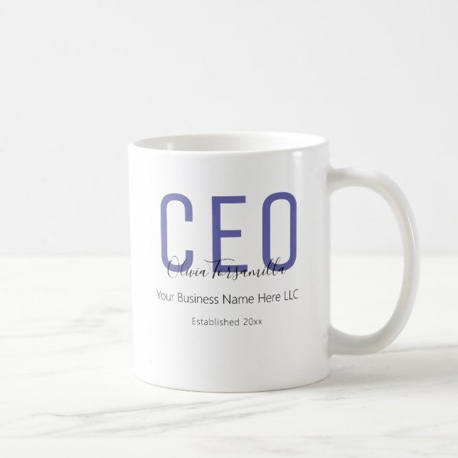 Mug Nom PDG Purple Black (Droite)