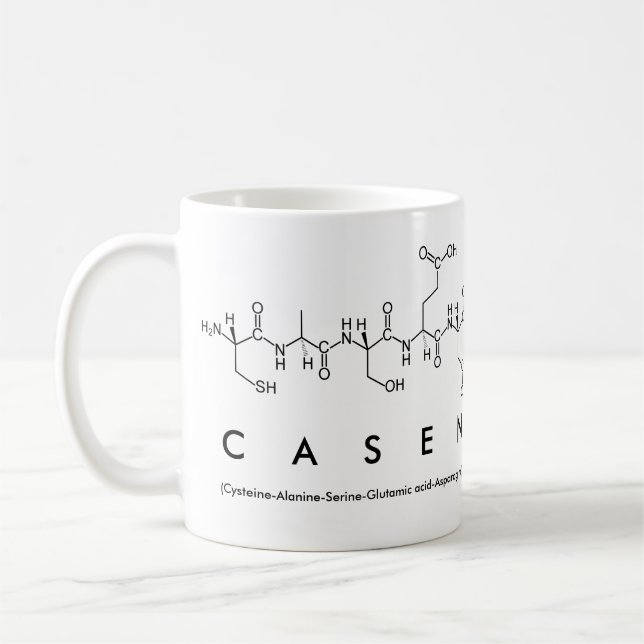 Mug nom peptide casen (Gauche)