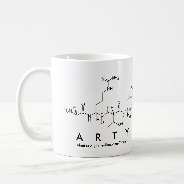 Mug nom peptide d'arty (Gauche)
