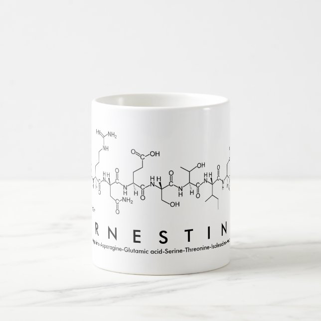 Mug nom peptide Ernestina (Centre)