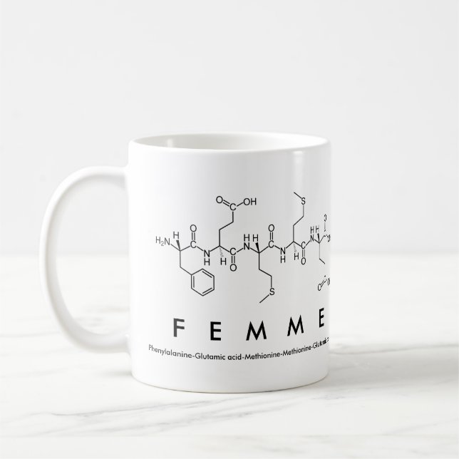 Mug nom peptide femme (Gauche)