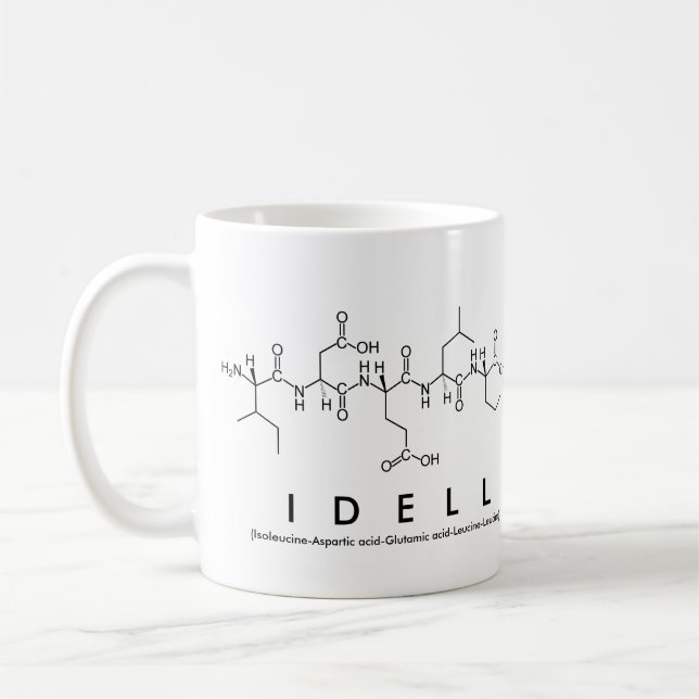 Mug nom peptide Idell (Gauche)