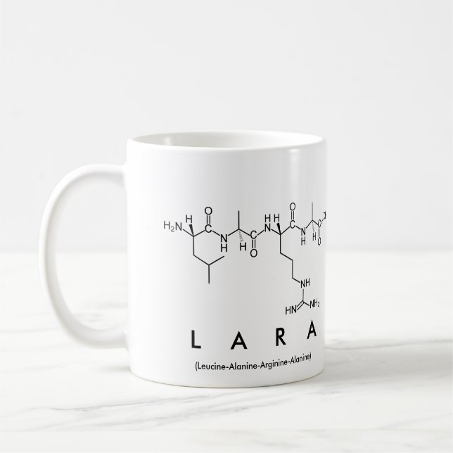 Mug nom peptide Lara (Gauche)