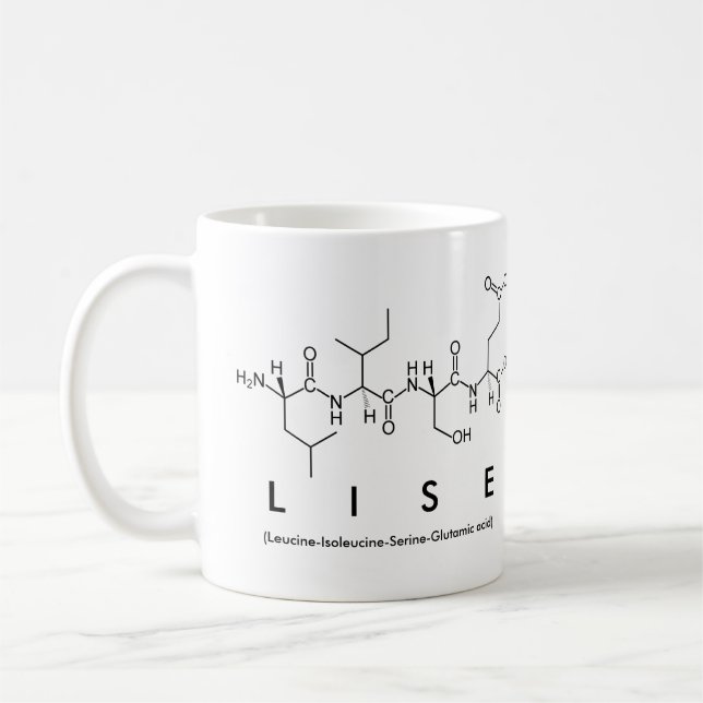 Mug nom peptide Lise (Gauche)