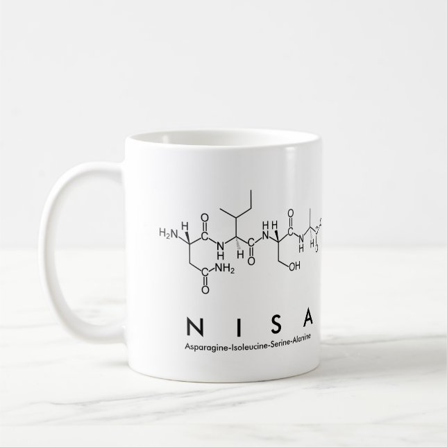 Mug nom peptide Nisa (Gauche)