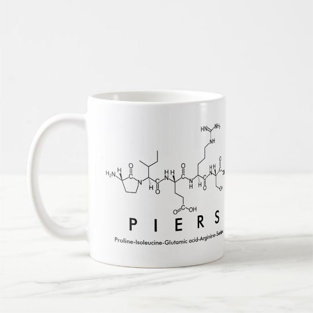 Mug nom peptide Piers (Gauche)