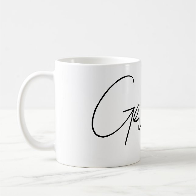 Mug Nom personnalisable  (Gauche)