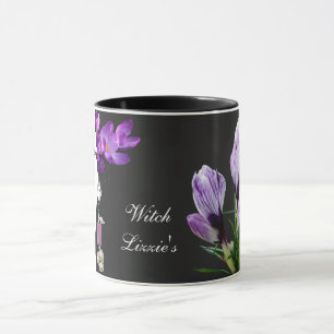 Mug Nom personnalisable Lizzie floral fille visage jol