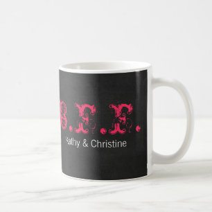 Mug Nom personnalisable pour toujours b.f.f. de BFF