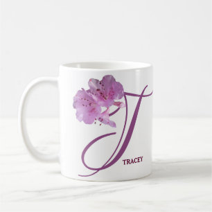 Mug Nom personnalisable Tracey joli rose rose rose flo