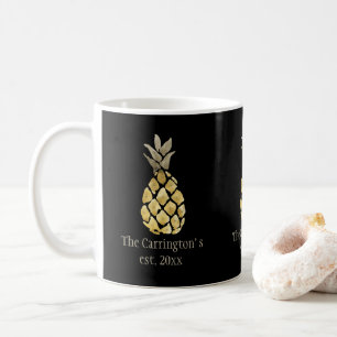 Mug Nom personnalisé Ananas Rustique Cuisine