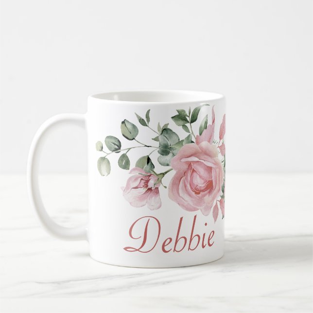Mug Nom personnalisé Anniversaire Femmes  (Gauche)