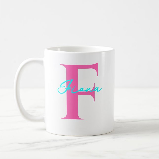 Mug Nom Personnalisé Avec Cadeau Initial Pour Lui (Gauche)