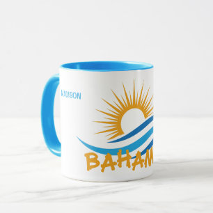 Mug Nom personnalisé Bahamas