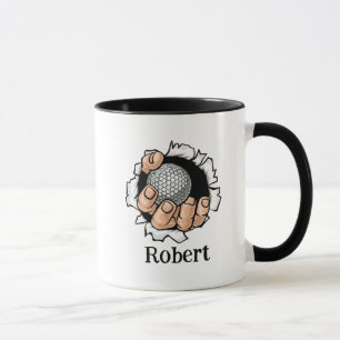 Mug Nom personnalisé Balle de golf drôle