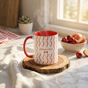 Mug Nom personnalisé Cadeau nouveau papa Fête des père
