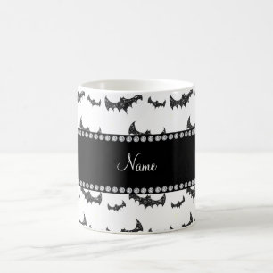 Mug Nom personnalisé chauve-souris à parties scintil
