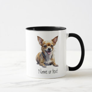 Mug Nom personnalisé Chihuahua, animal de compagnie ch