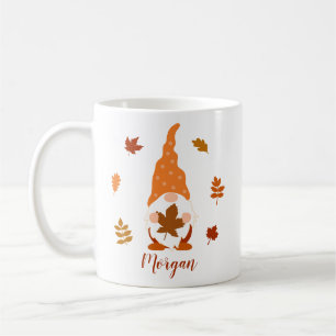 Mug Nom personnalisé Chute Gnome Chute Chute Feuille