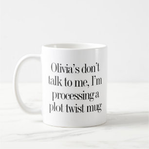Mug Nom personnalisé Citation drôle Livre Amoureux Mél