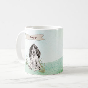 Mug Nom personnalisé Cocker Espaniel Pet Dog