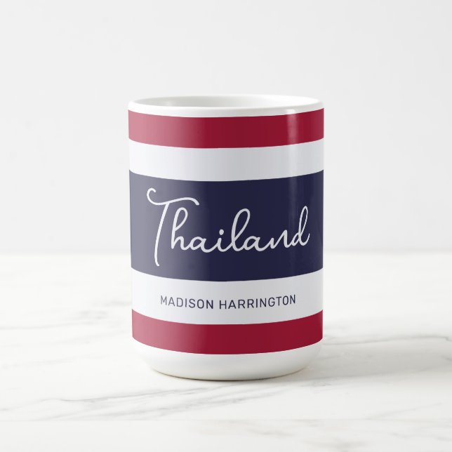 Mug Nom personnalisé Couleurs Thaïlande (Centre)