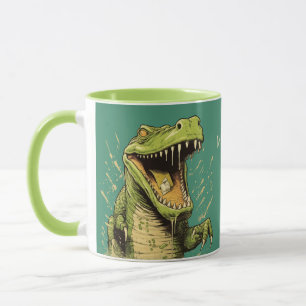 Mug Nom personnalisé Crocodile