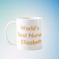 Nom personnalisé de la meilleure infirmière du mon