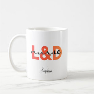 Mug Nom personnalisé d'infirmière de l'USPA