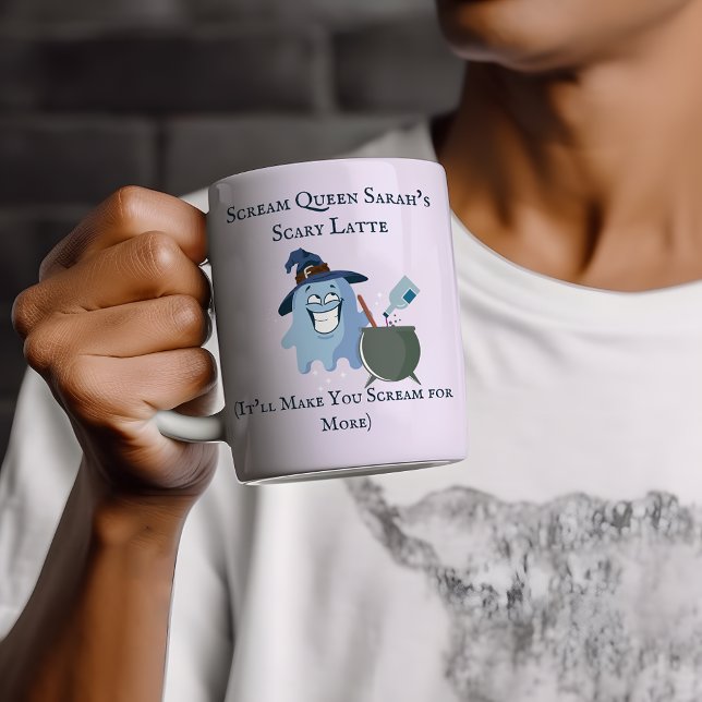 Mug Nom personnalisé drôle de ghost boisson cadeau (Créateur téléchargé)