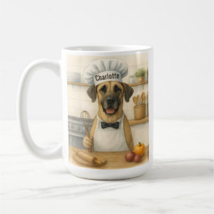 Mug Nom personnalisé Drôle Grand Danois Chien Chef