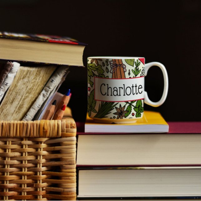 Mug Nom personnalisé du motif Spices (Créateur téléchargé)