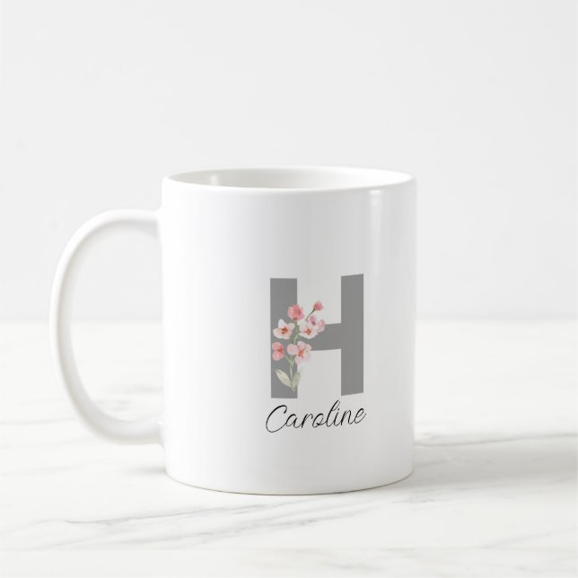 Mug Nom personnalisé élégant et chic (Gauche)