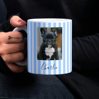 Mug Nom personnalisé et photo Bouledogue Français 