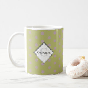 Mug Nom personnalisé Etoiles neutres géométriques chau