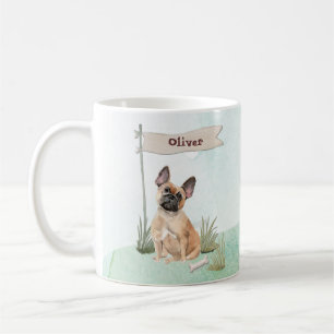 Mug Nom personnalisé French Bulldog Pet Chien