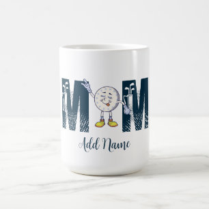 Mug Nom personnalisé Funny Personnalisé Maman de golf