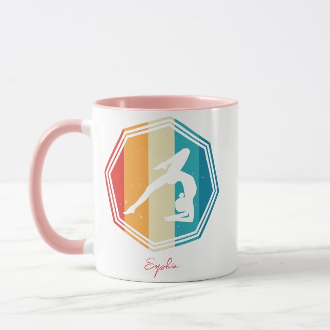 Mug nom personnalisé gymnastique (Gauche)