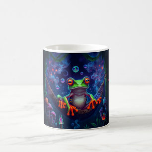 Mug Nom personnalisé Hippie Peace Psychedelic Tree Fro
