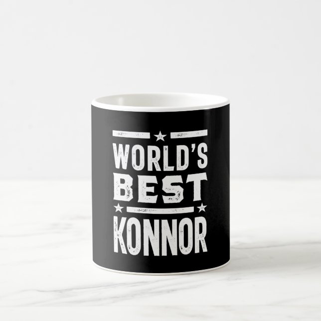 Mug Nom personnalisé Konnor Anniversaire (Centre)