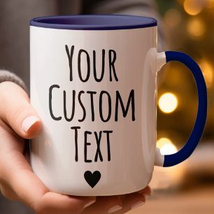 Mug Nom personnalisé mignon Définition de texte person