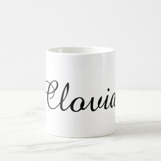 Mug Nom Personnalisé Minimaliste Signature